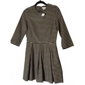 Gap Striped Fit and Flare Dress Size 4
